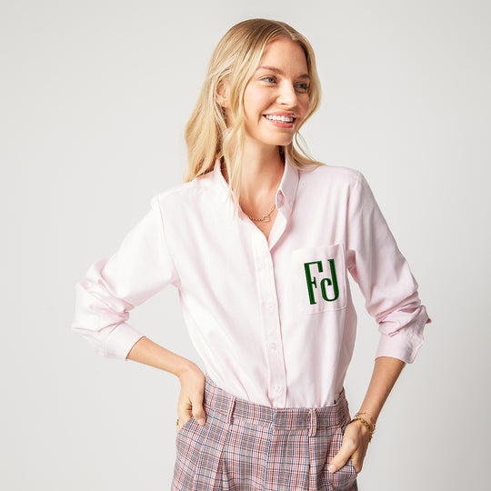 The Classic Charlotte Button Down - Pink banner